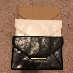 LOT of 3 style&co envelope clutches
